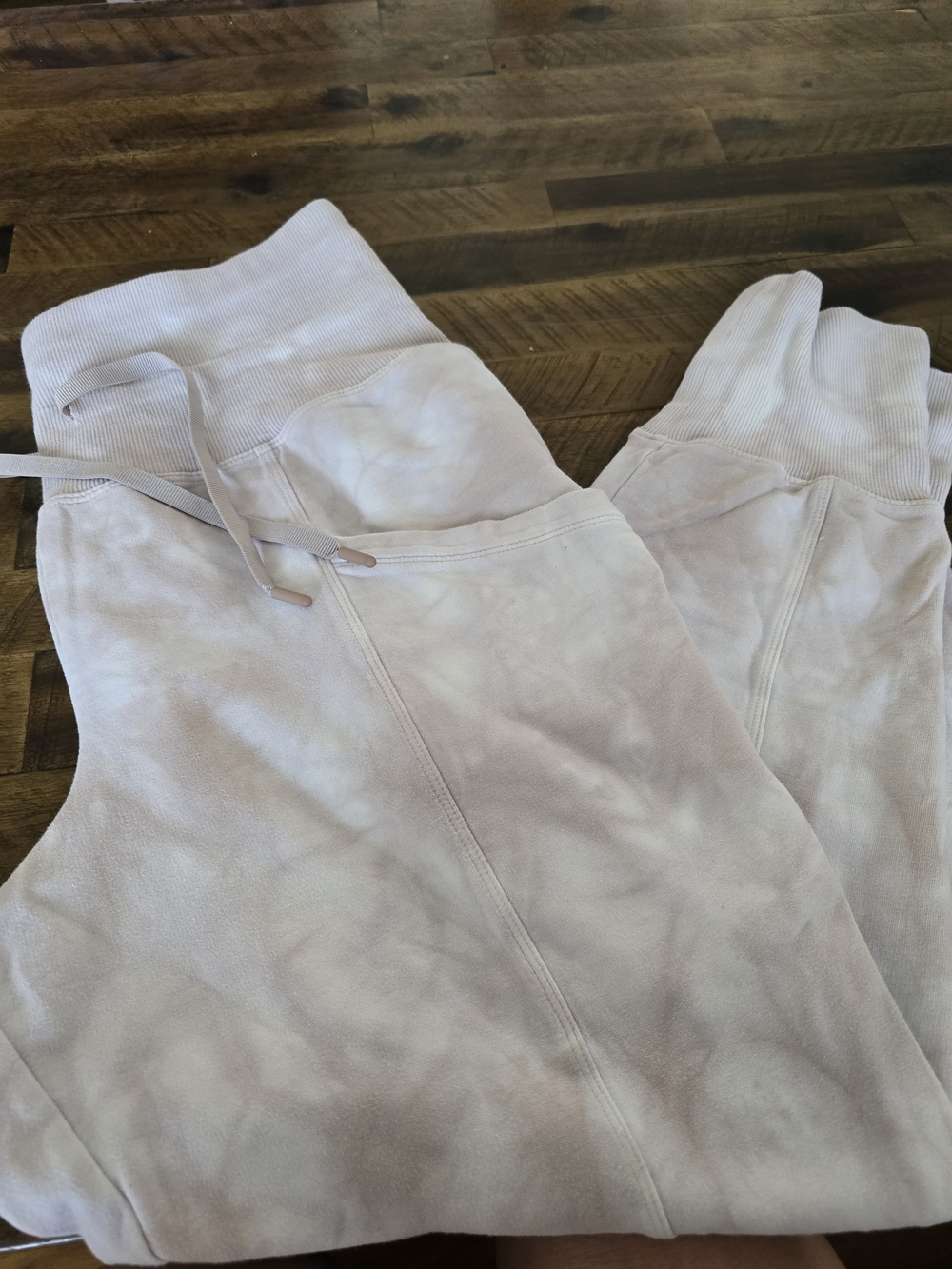 all in motion Pastel Lavender Tie-Dye Track Joggers